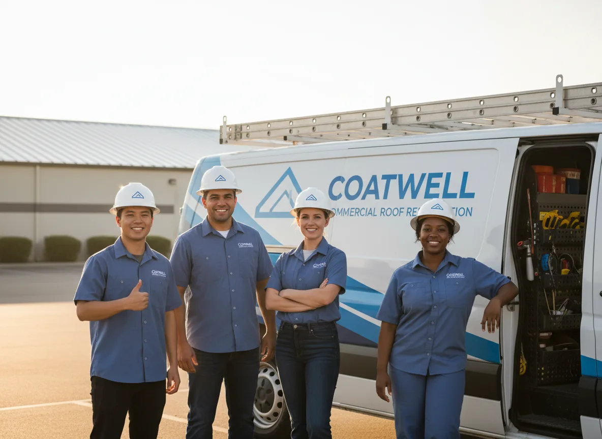 Commercial roof coating company in Votaw, TX